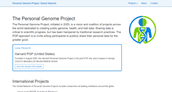 Desktop Screenshot of personalgenomes.org